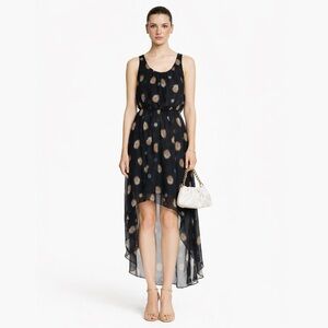 Floral Chiffon High/Low Dress · Size S